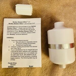 Berkey Shower Filter with Massage Head | New